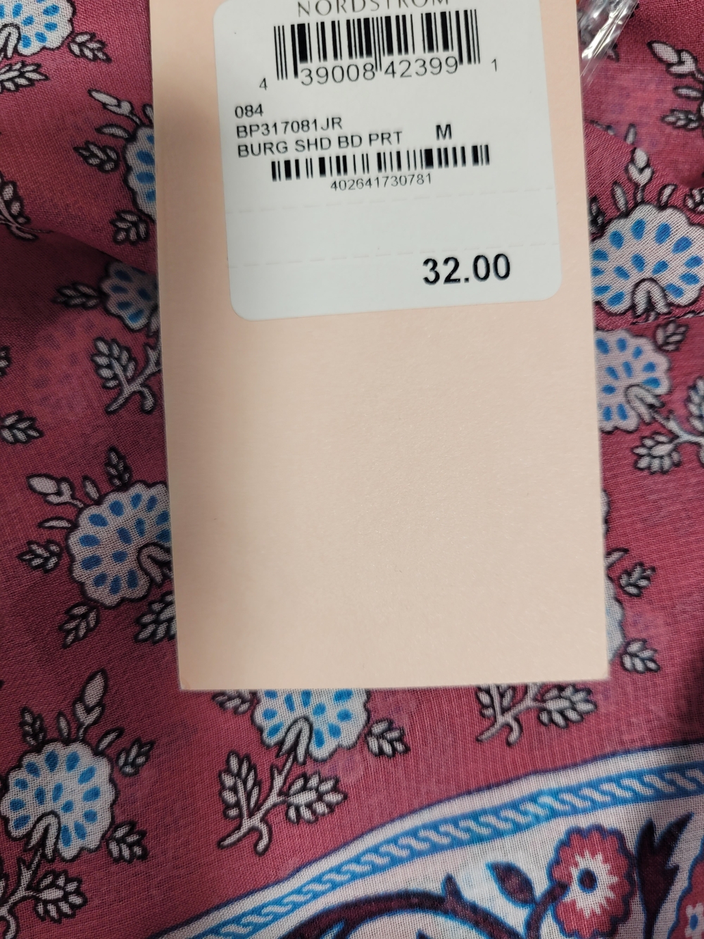 Boho Print Sleeveless Tank Top - Pink - Picture 3 of 4